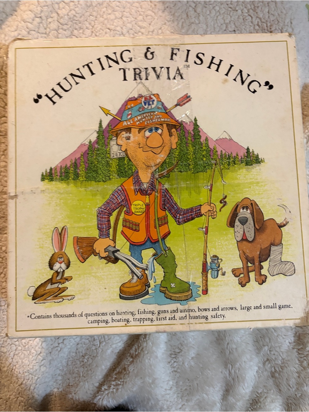 Vintage Hunting & Fishing Trivia Game